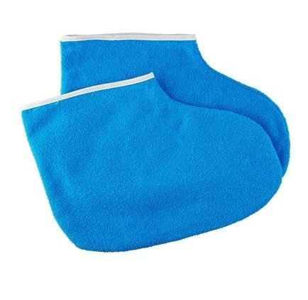 Terry cloth booties 1 pair