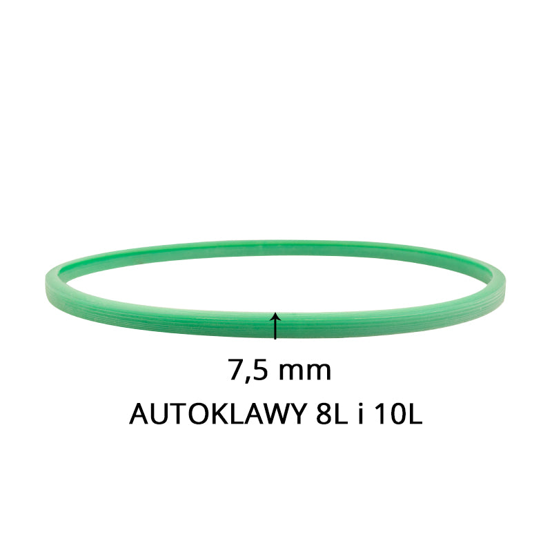Autoclave silicone gasket for autoclaves wax 10l and 12l 7.5mm Woson