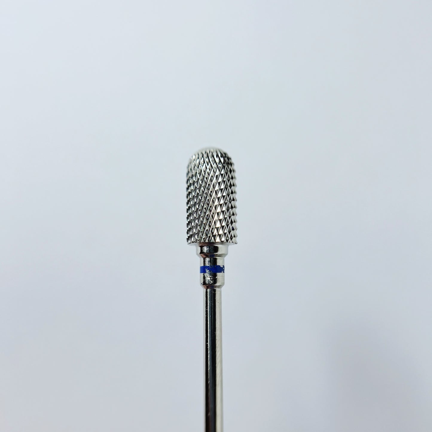 Твердосплавная фреза для ногтей, «Закругленный цилиндр», 6*13, синий