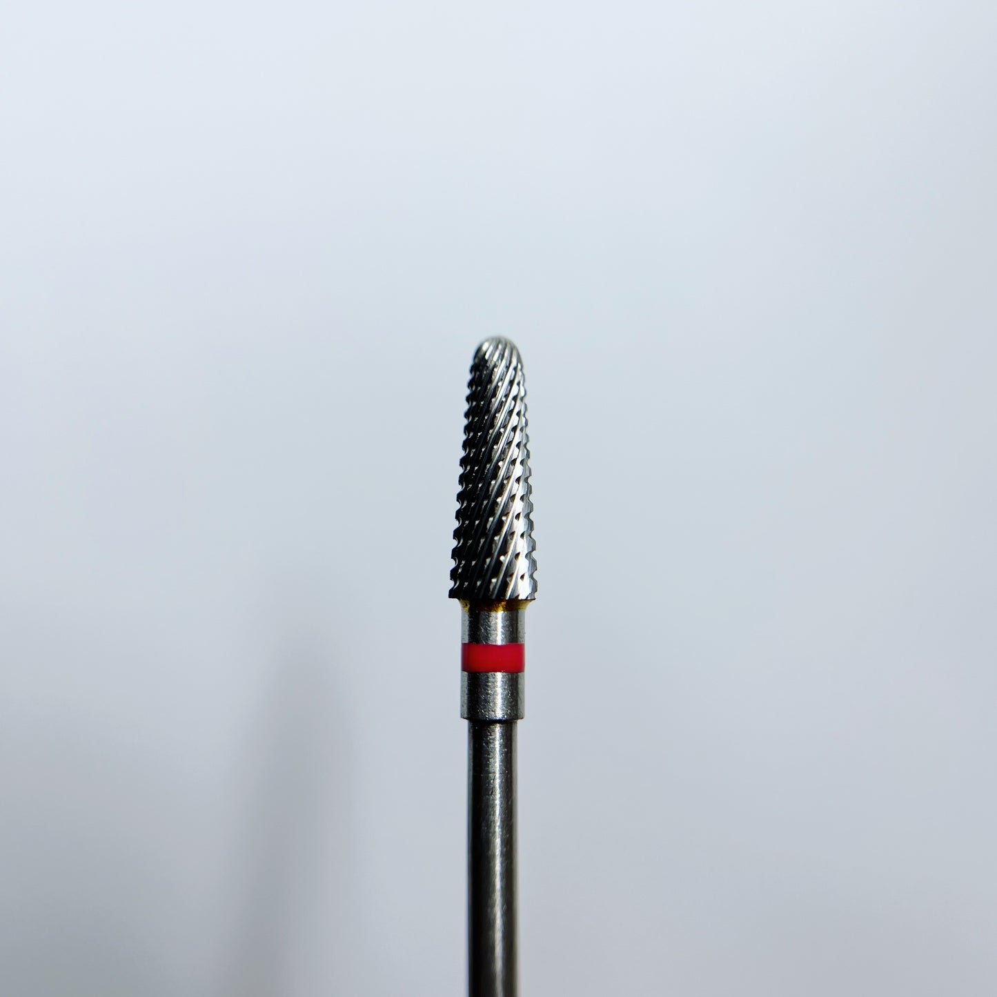 Твердосплавна фреза для нігтів, «Тонкий конус», 3.1*14, Червоний