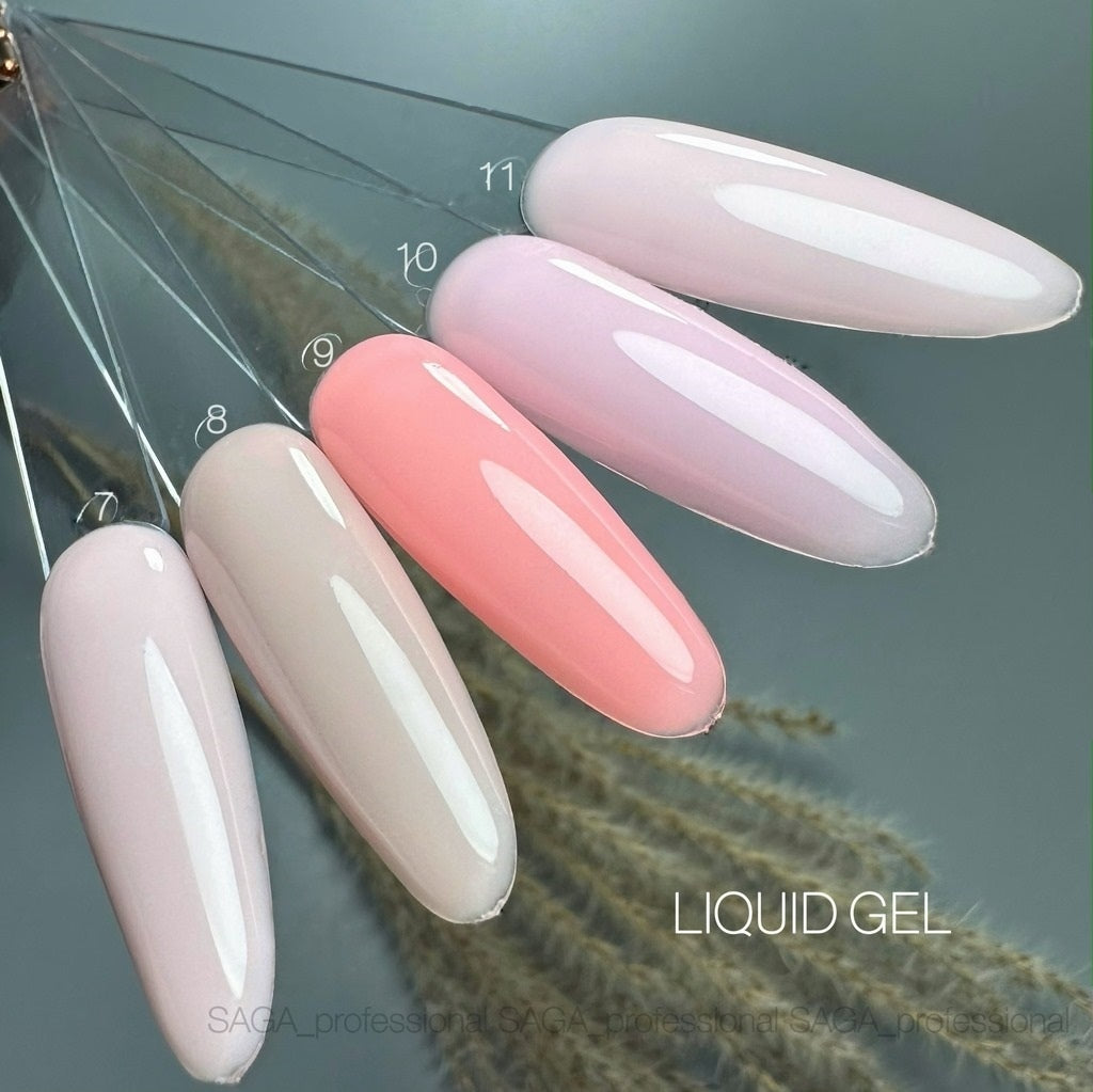 Рідкий гель №8 15 мл Saga Professional