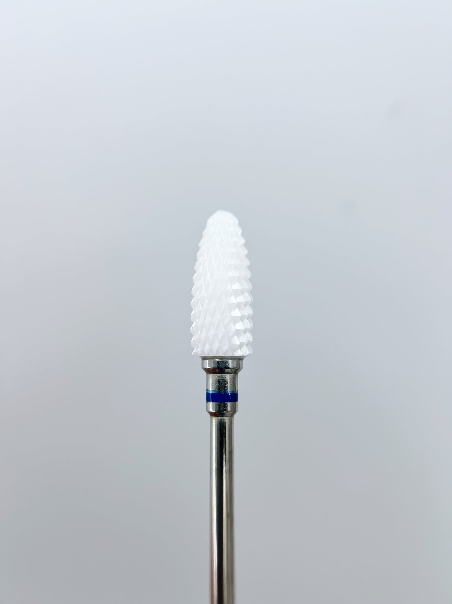 Keramická fréza na nechty, „Hruška“, 6*14.5 mm, Modrá