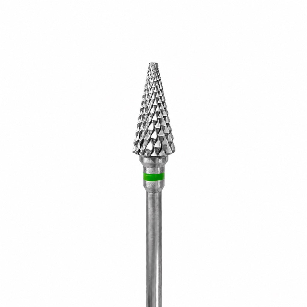 Carbide nail drill bit, "Cone” Truncated , 6*14, Green