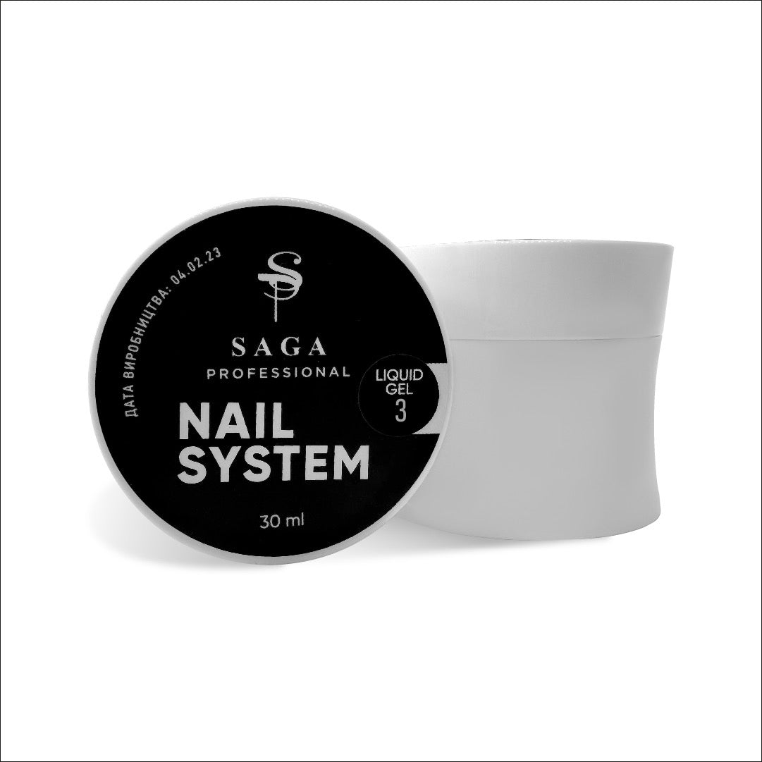 Tekutý gél č. 3 30 ml Saga Professional