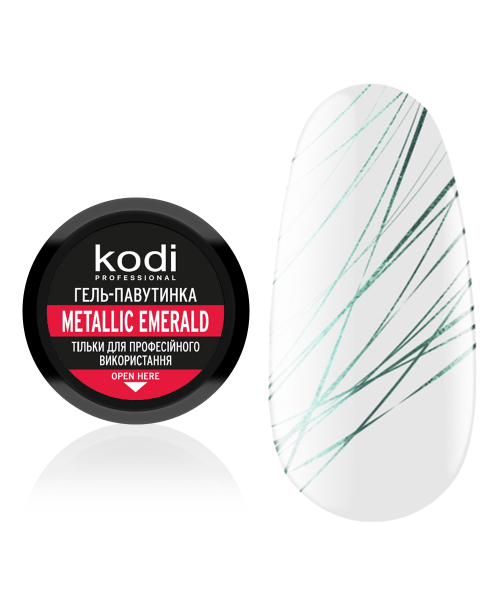 Spider Gel Metallic Emerald 4 ml Kodi Professional - Good Girl Gel