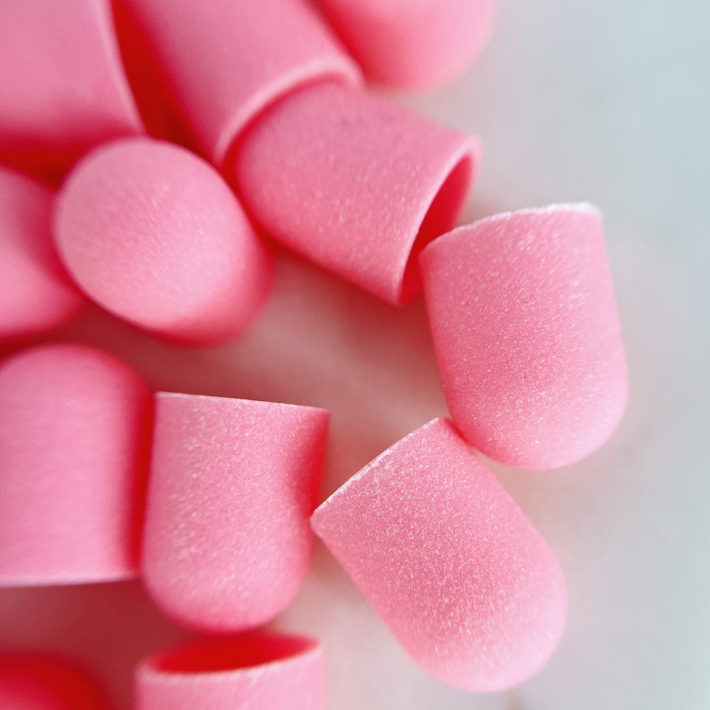 Capuchons de ponçage pour pédicure 16*25mm Taille L, lot de 5 pcs