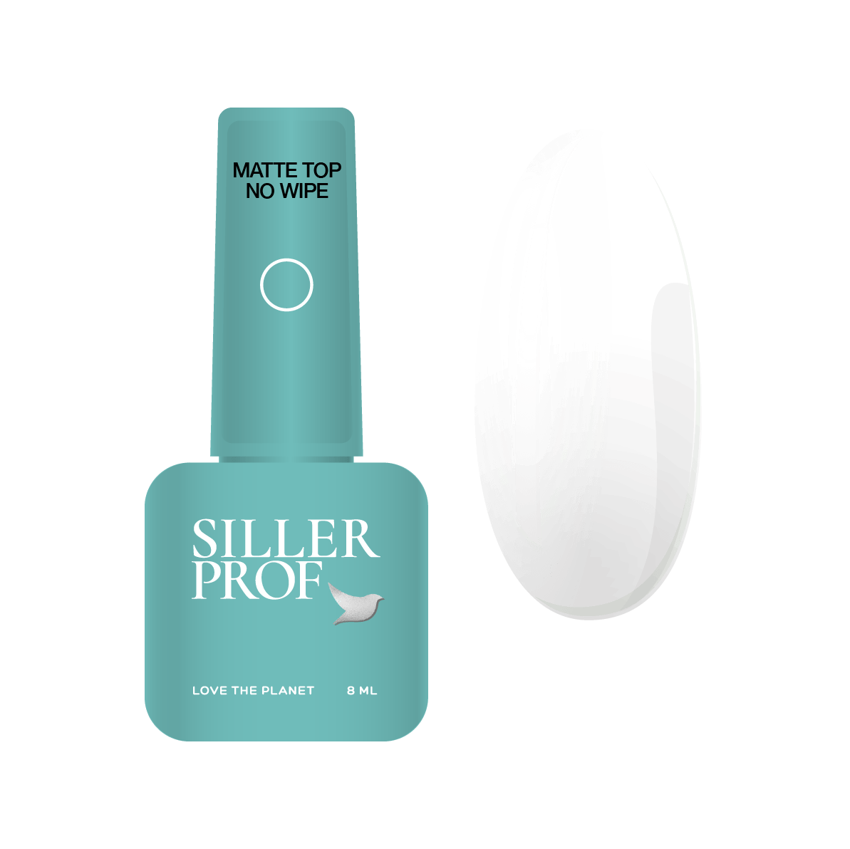 Топ MATTE No с липким слоем 15 ml Siller