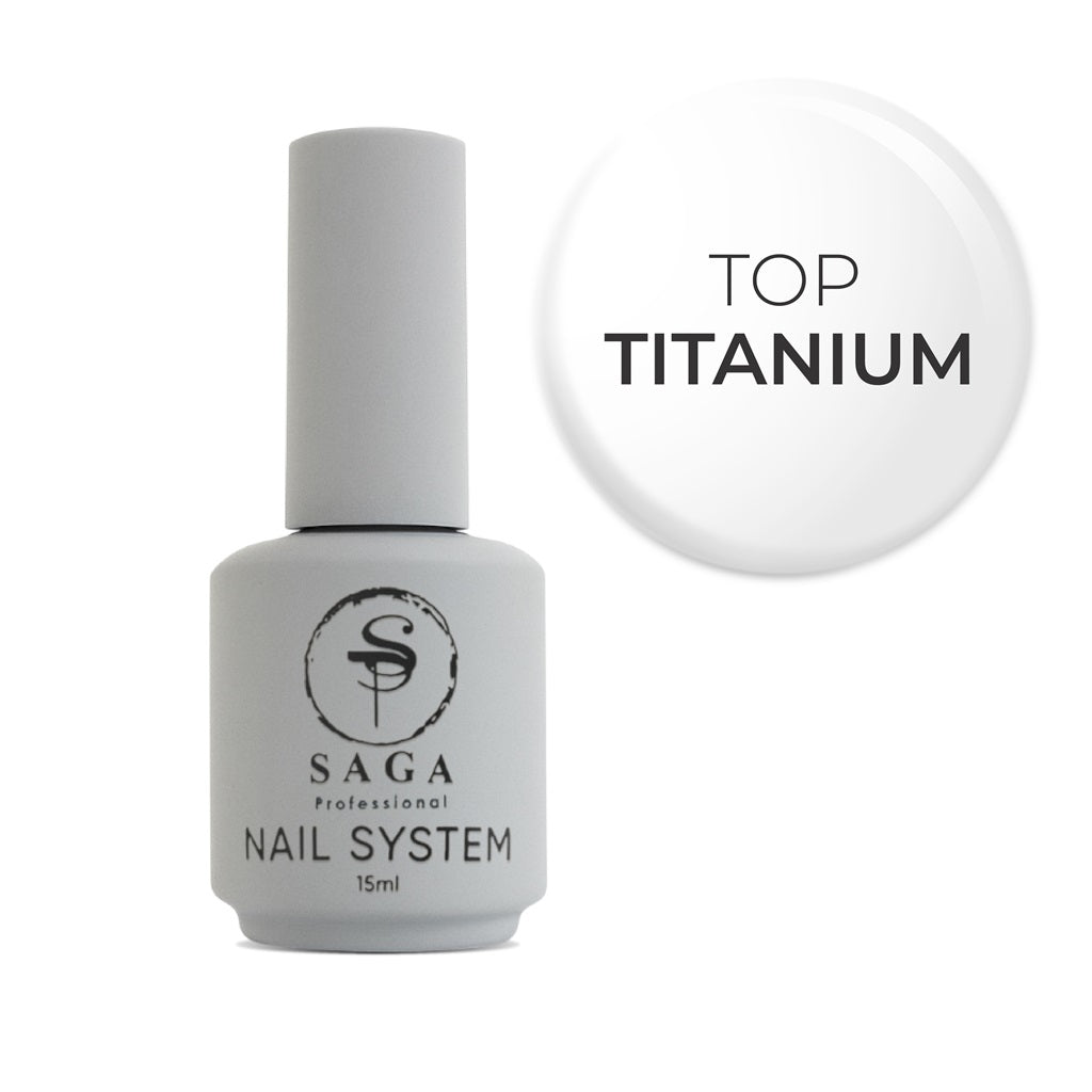 Top Coat Titanium 15 ml Saga Professional