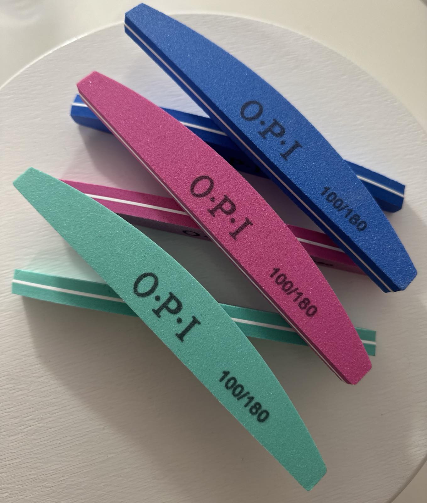 Nail buff crescent Opi (colored) 100/180