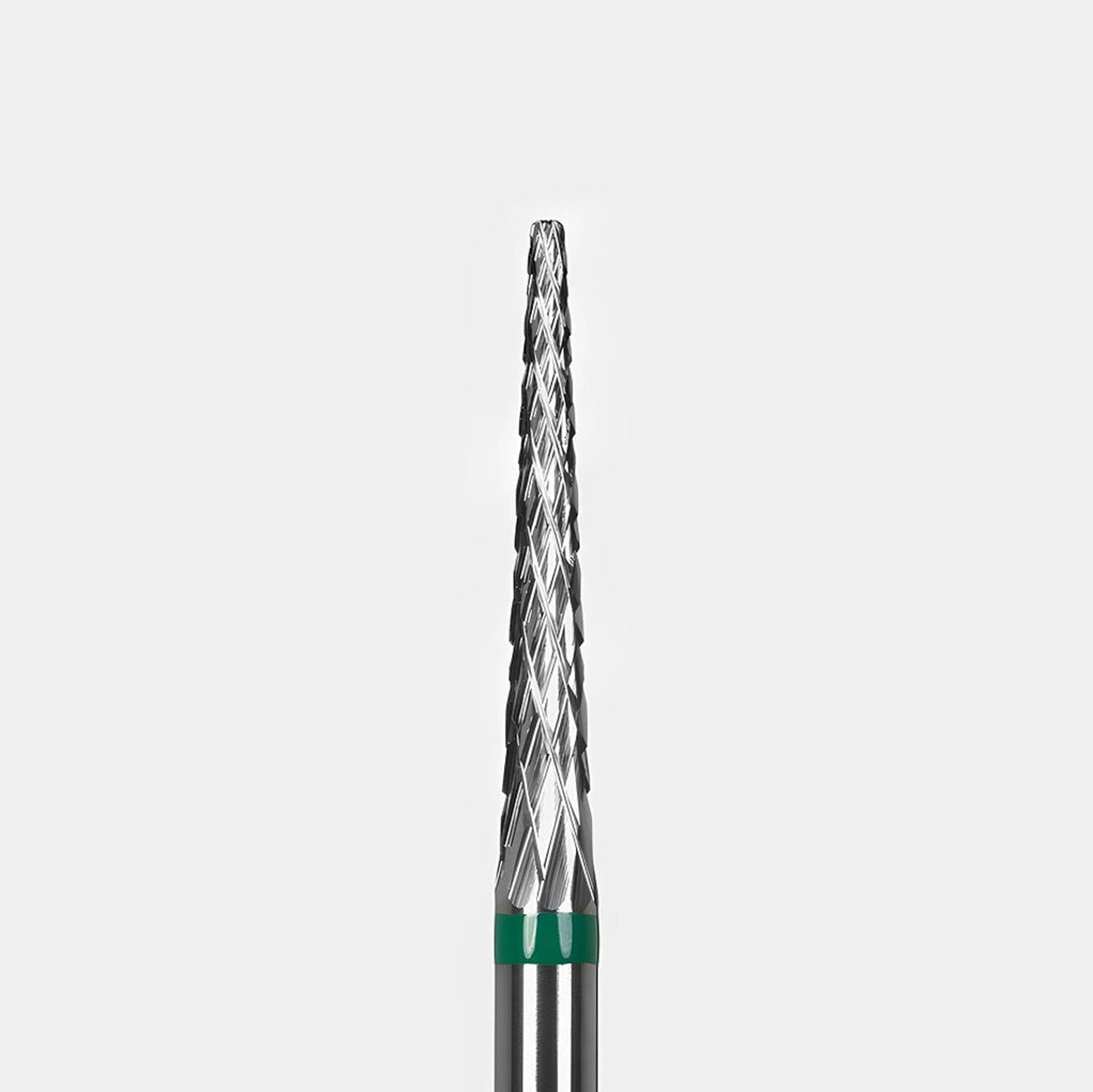 Carbide nail drill bit, "Needle", Green, Dark