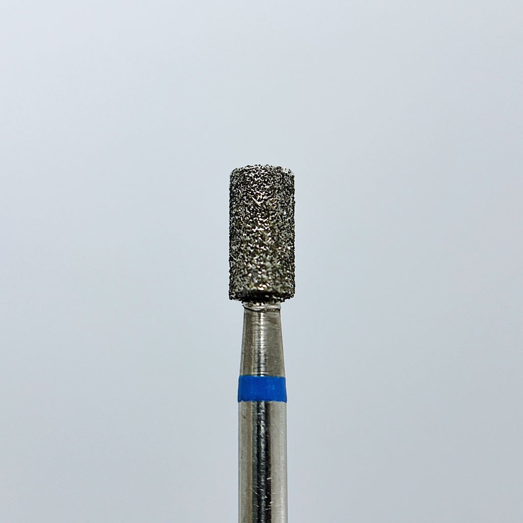 Diamond nail drill bit, “Cylinder”, 3.0*6.0 mm, Blue - Good Girl Gel