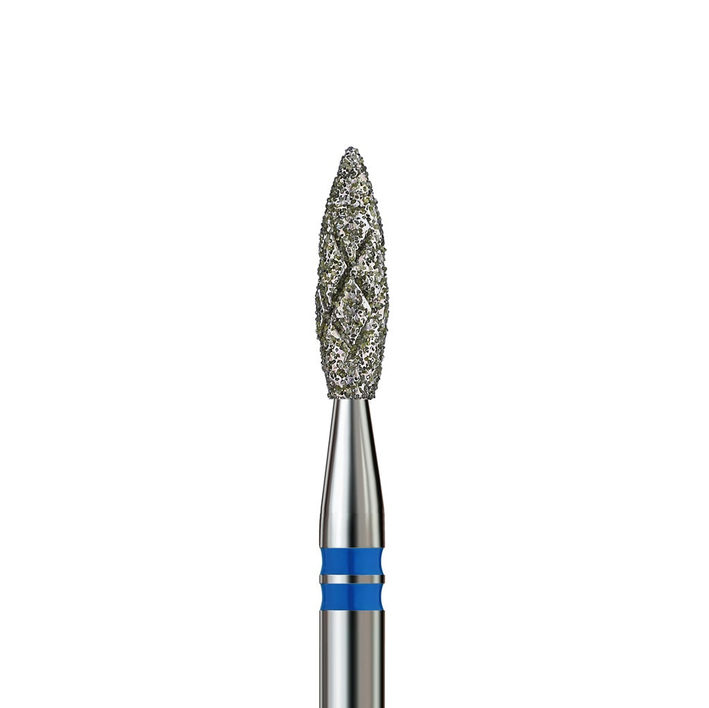 Diamond nail drill bit "X-Cool", “Flame” Pointed, Formula Profi - Good Girl Gel