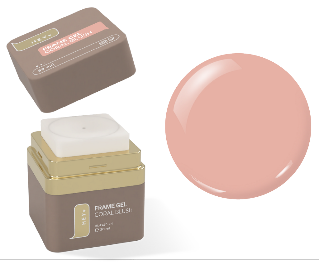 Frame Gel Coral blush 30 ml HEYLOVE - Good Girl Gel