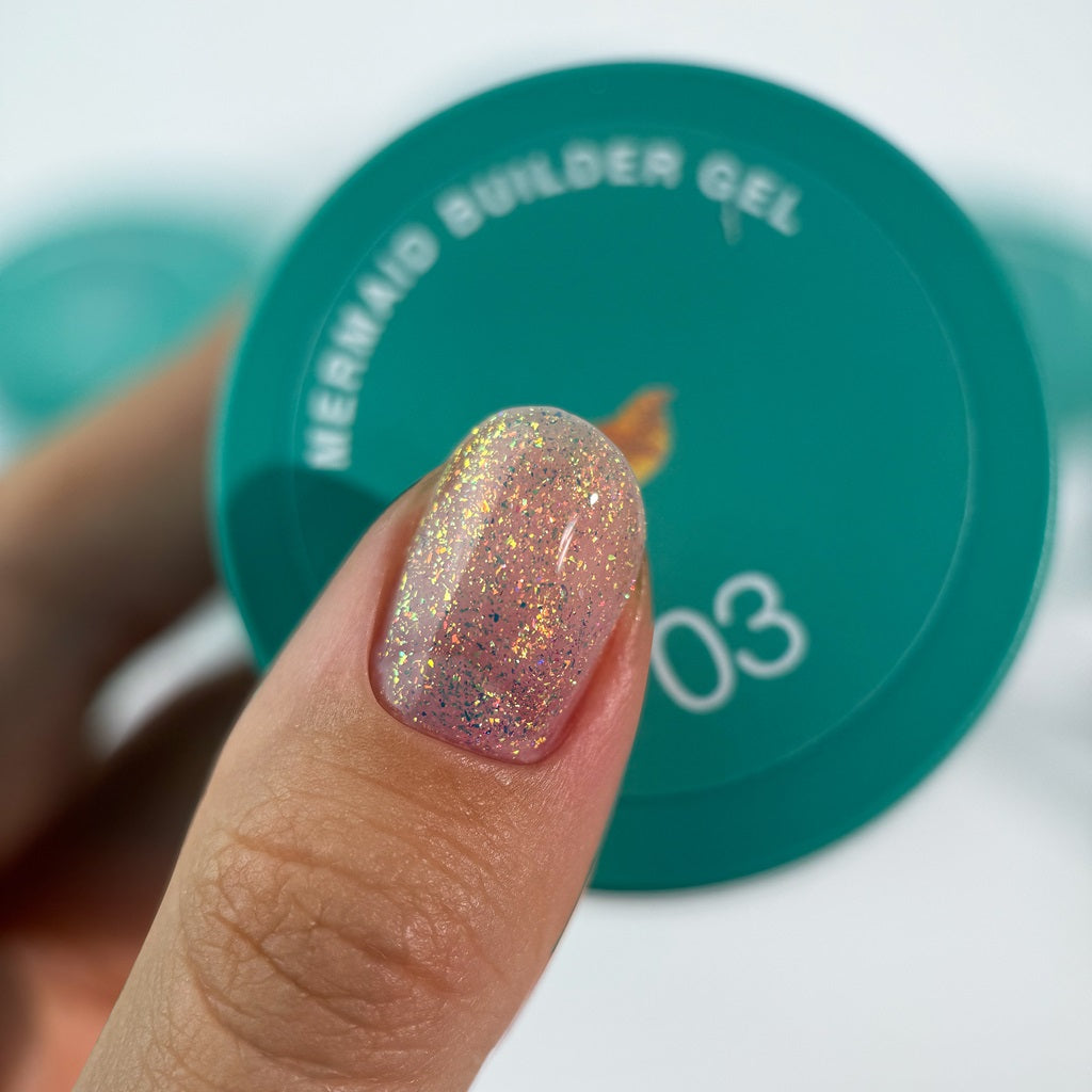 Mermaid Builder Gel №3 15 ml Siller