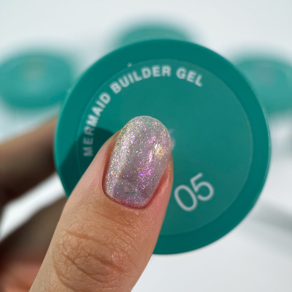 Mermaid Builder Gel №5 15 ml Siller