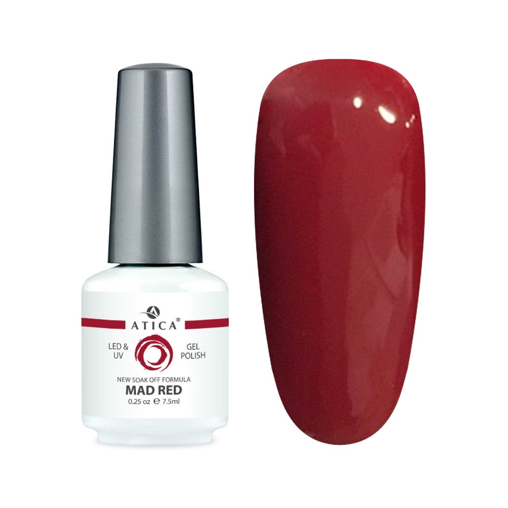 Гель лак №264 - Mad Red 8ml Atica