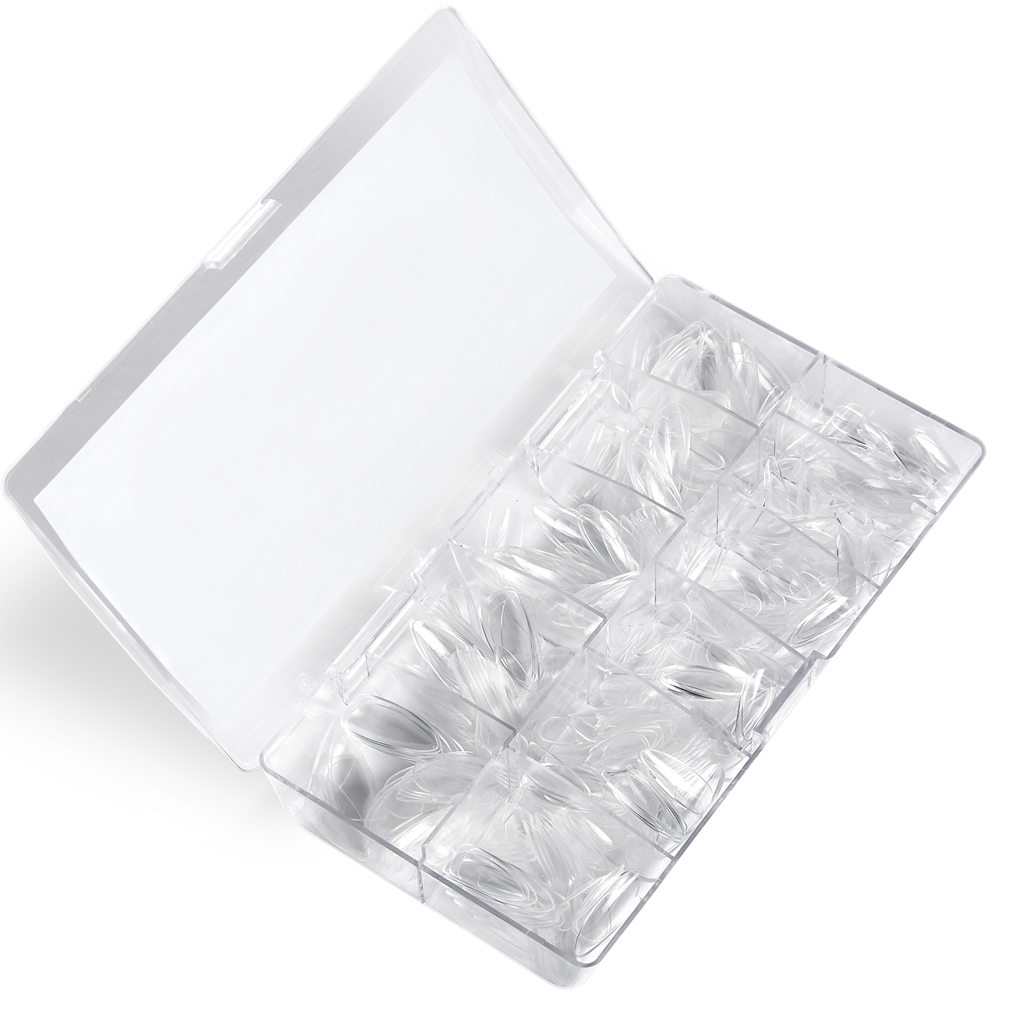 Gélové tipy Almond Medium (500ks) HEYLOVE