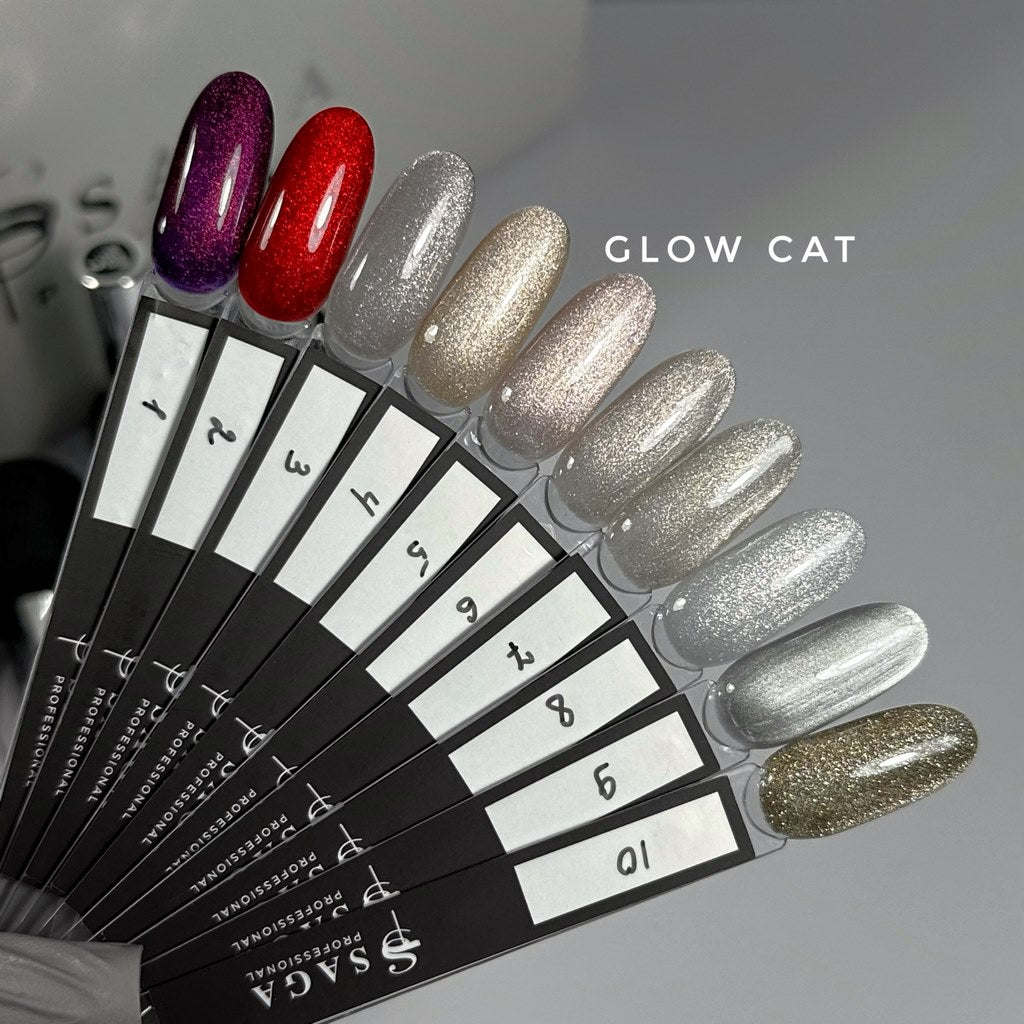 Gel polish Glow Cat №4 10 ml Saga Professional