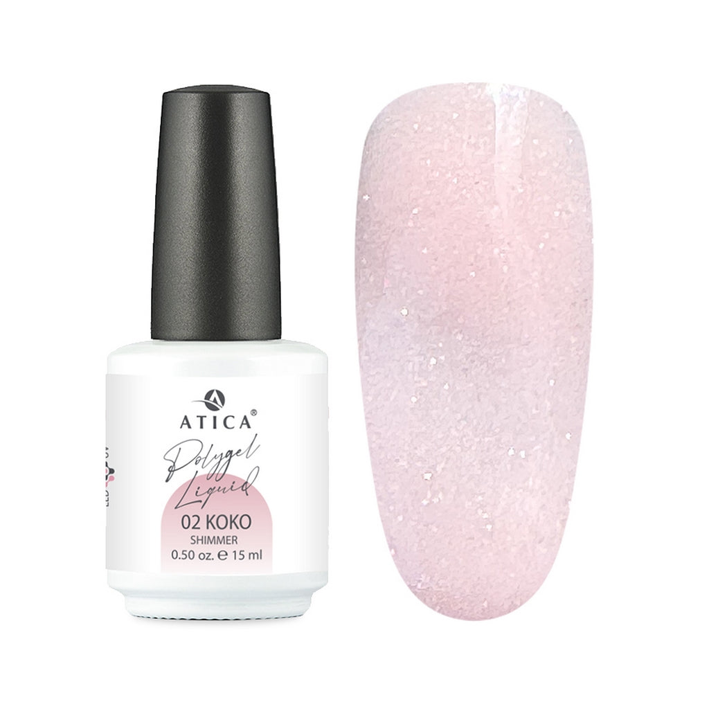 Polygel tekutý Koko Shimmer 15 ml Atica