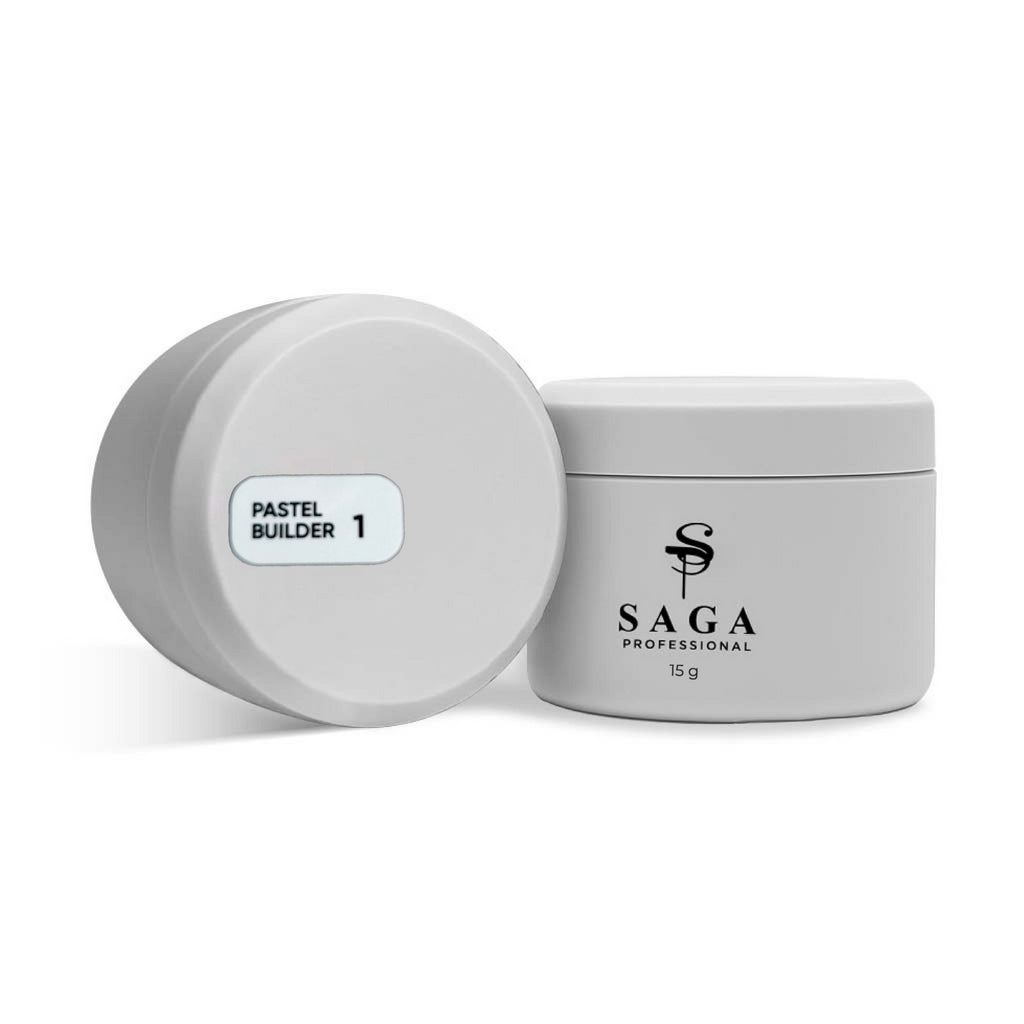 Builder Gel Pastel Color №1 15 ml Saga Professional - Good Girl Gel