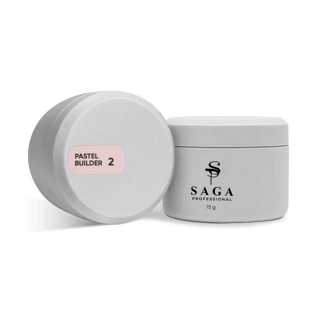 Builder Gel Pastel Color №2 15 ml Saga Professional