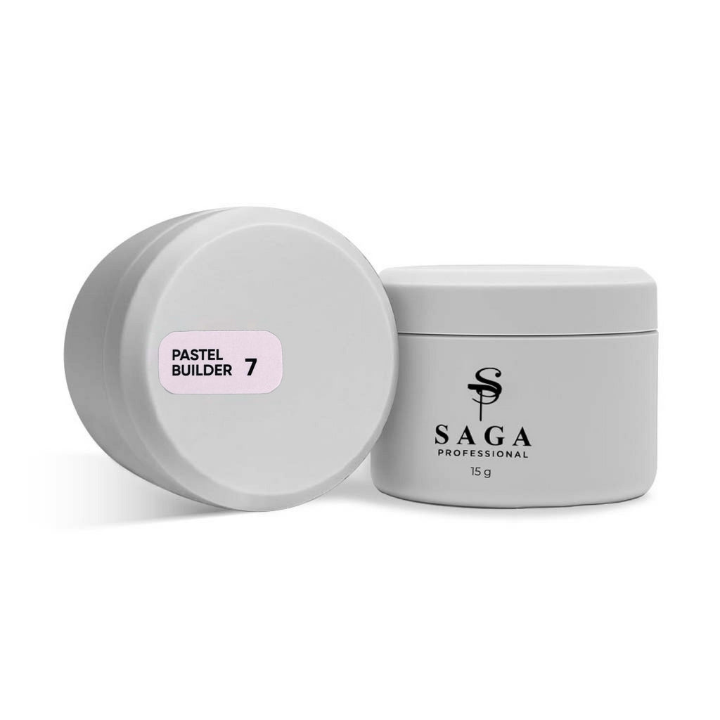 Builder Gel Pastel Color №6 15 ml Saga Professional - Good Girl Gel