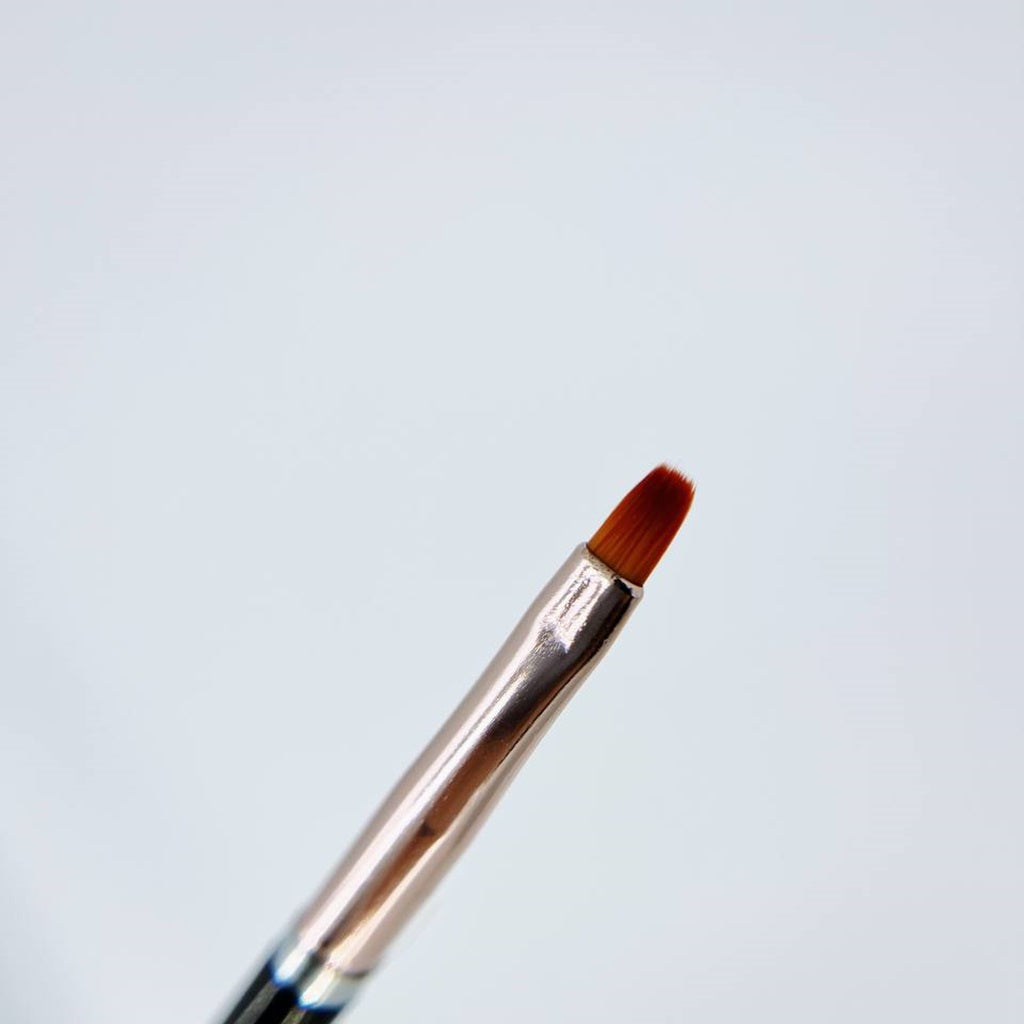 Set of Gel Brush Oval Black (5pcs) - Good Girl Gel