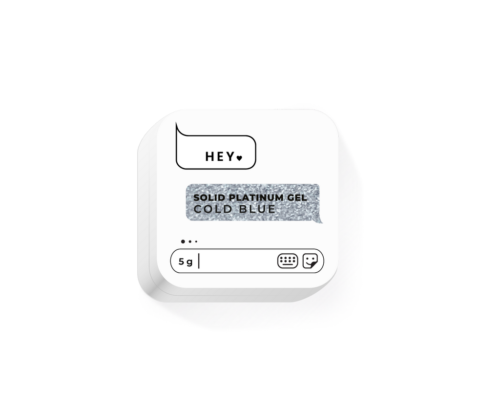 Гель-фарба Solid Cold Синя 5 ml HEYLOVE