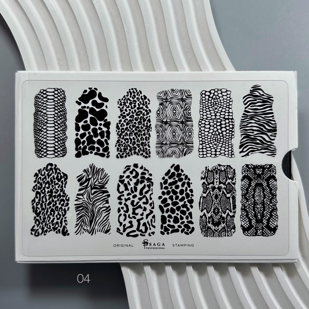 Stamping Plate №4 Skin Saga Professional