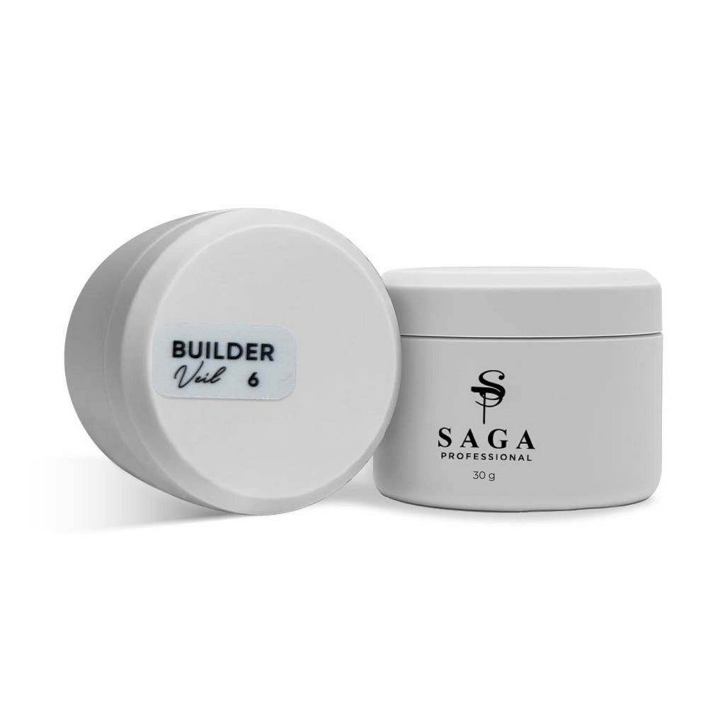 Builder Gel Veil №6 (Clear) 30 ml Saga Professional - Good Girl Gel