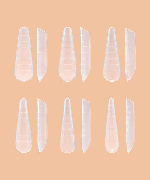 Plastic forms Gothic Almond 120 pcs Kodi professional