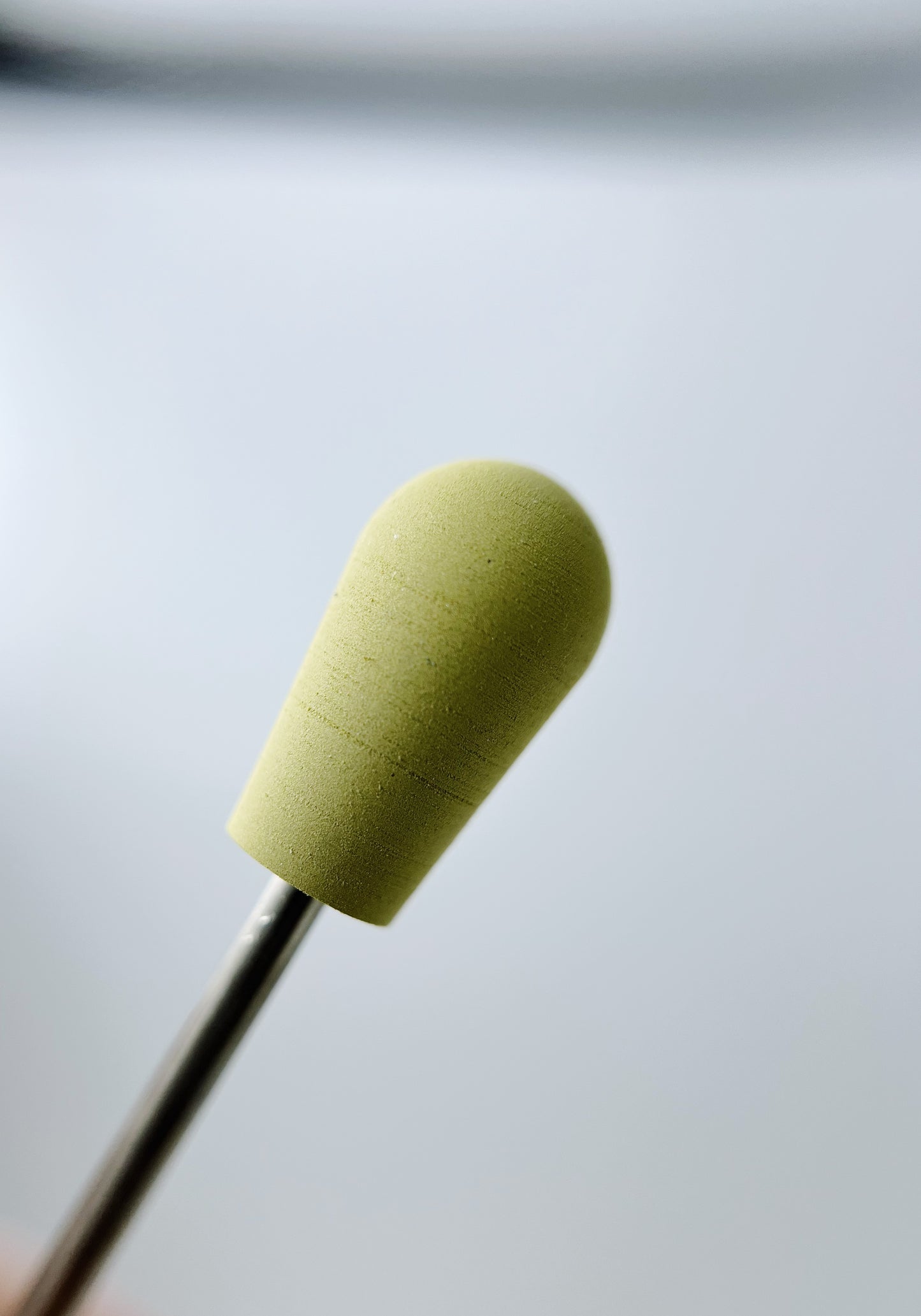 Силіконовий полірувальник для свердел грушоподібний жовтий 600 grit