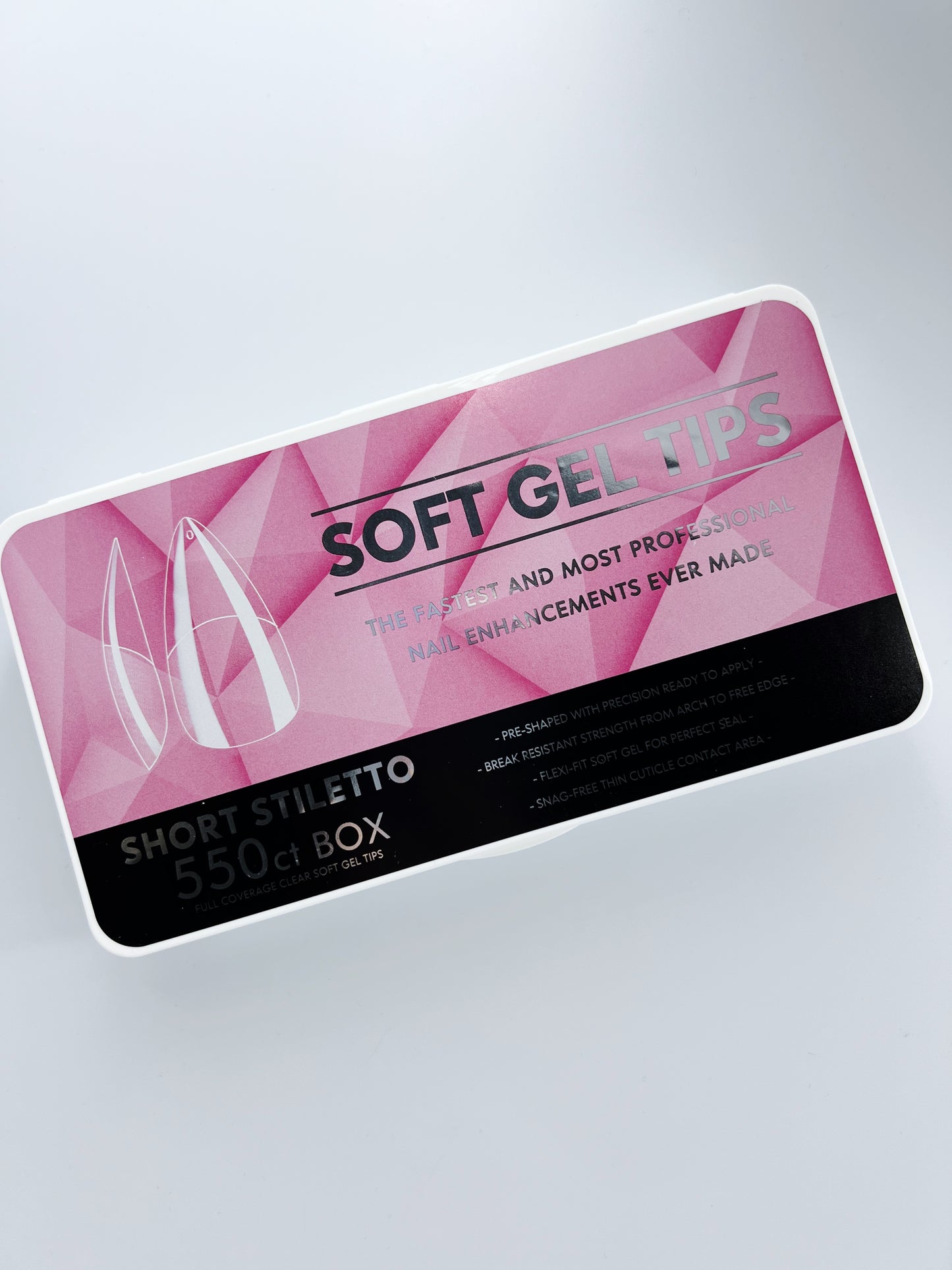 Гелеві накладки Короткі Стілето, 550 шт.