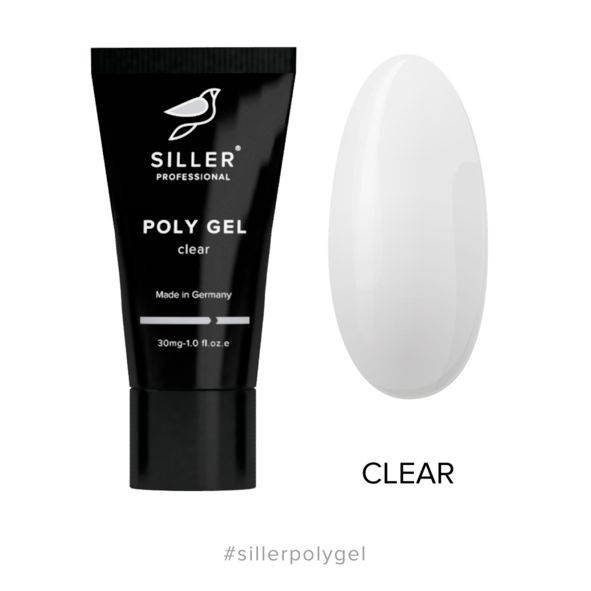 PolyGel Clear 30 ml Siller