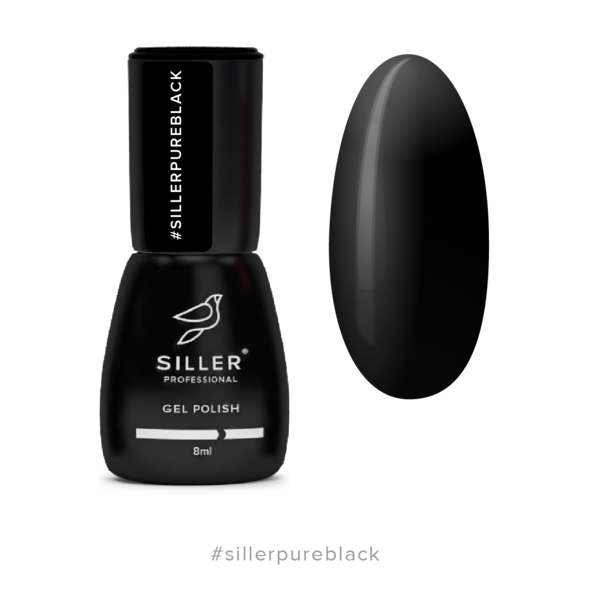 Гель-лак Pure Black 8 ml Siller