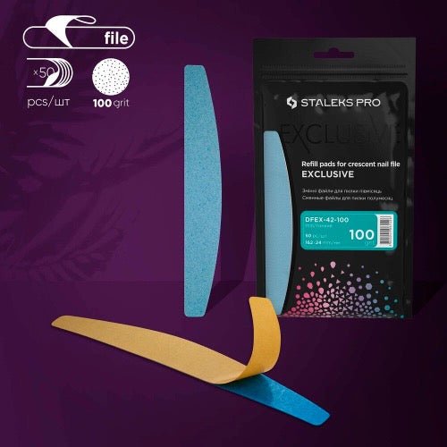 Wechselblätter für Crescent Base Staleks Pro Exclusive 42, 100 grit (30 Stk.), DFEX-42-100