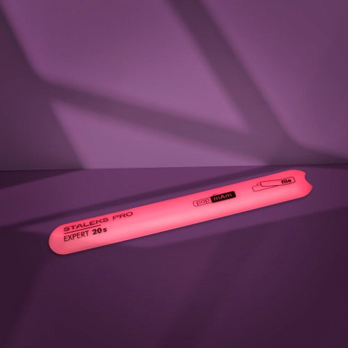 Šikmý plastový pilník na nechty, rovný (základný) Staleks Pro Expert 20s, SPBE-20S