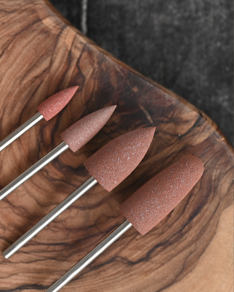 Silicone drill bit polishers