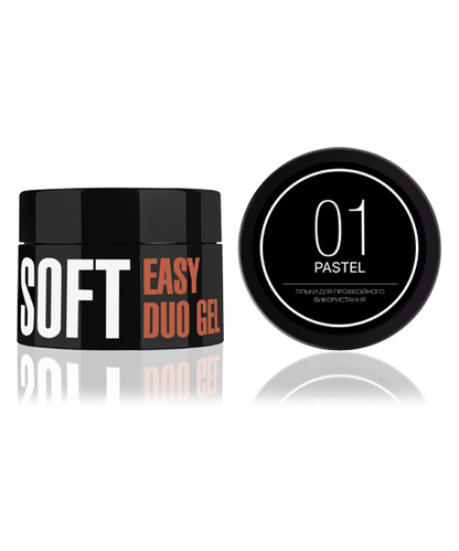 Easy Duo Gel Soft Pastel №01 n.º 1 35 g. Kodi Professional