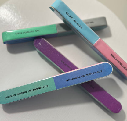 7-Sided Multi-Function Nail File with Thickened Edge