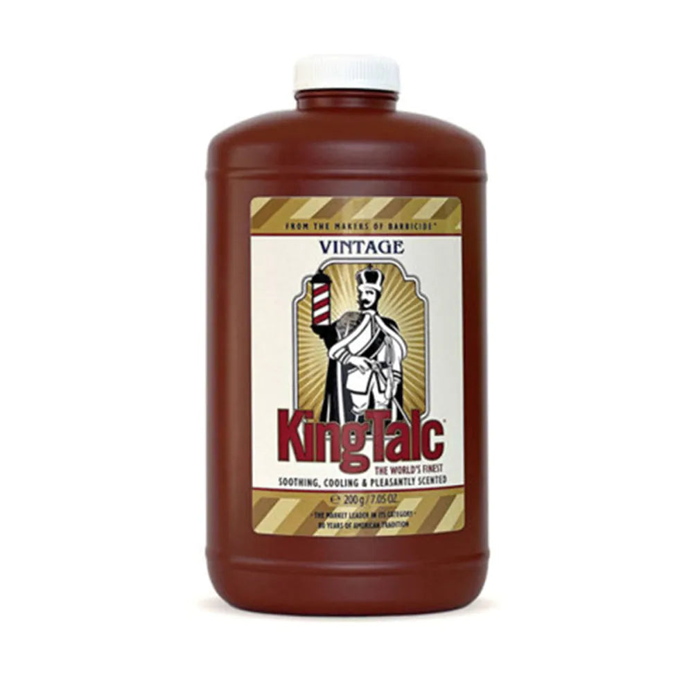 Talc for leather "King" - Vintage 200 g Barbicide