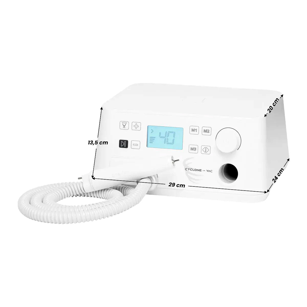 Nail Dust Collector Marathon Cyclone-Vac podiatry with absorber Saeyang