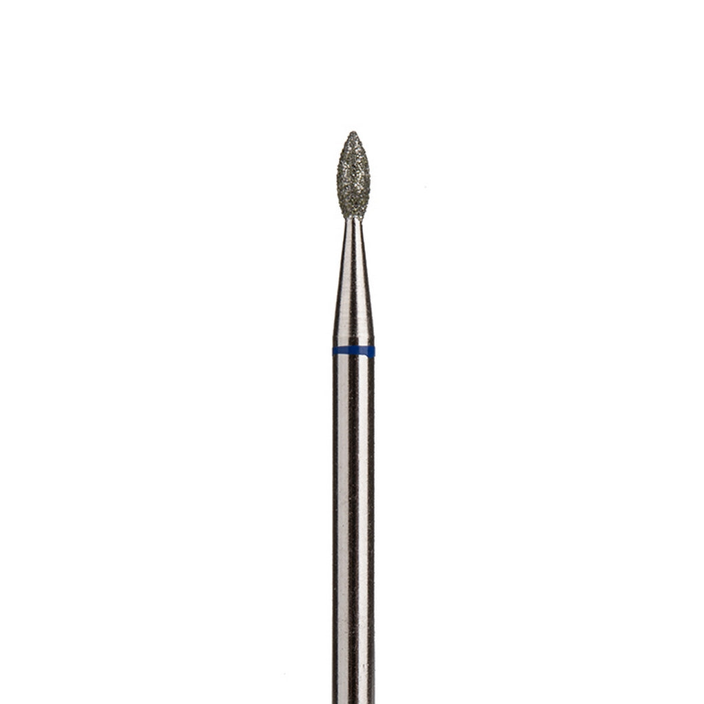 Foret à ongles diamanté , « Bud » pointu, 1,8 x 4,0 mm, bleu