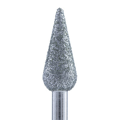 Diamond nail drill bit, “Pear” Pointed, 5.0*12 mm, Blue