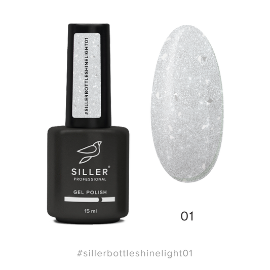 Bottle Shine Light Gel nº 1 de 15 ml Siller