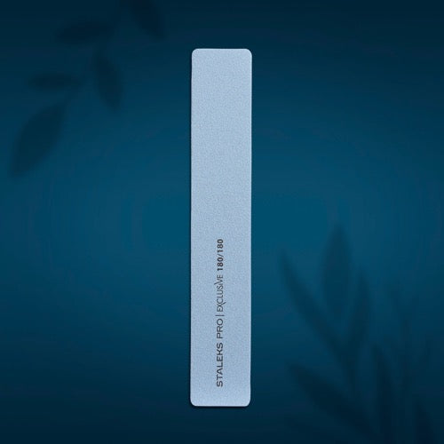 Mineral broad straight nail file Staleks Pro Exclusive, 180/180 grit, NFX-32/6