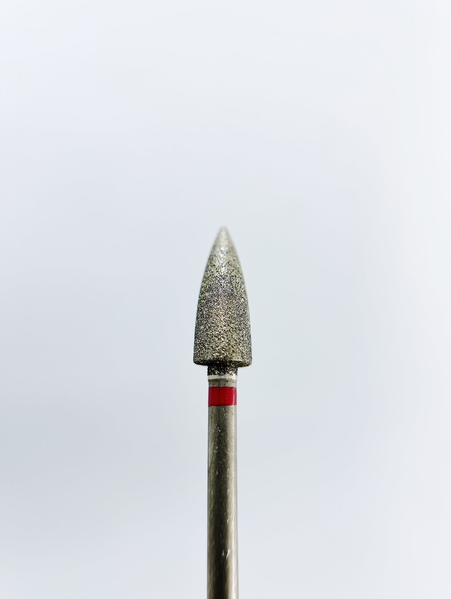 Wiertło diamentowe do pedicure, "Stożek”, 4.7*12 mm, Czerwone