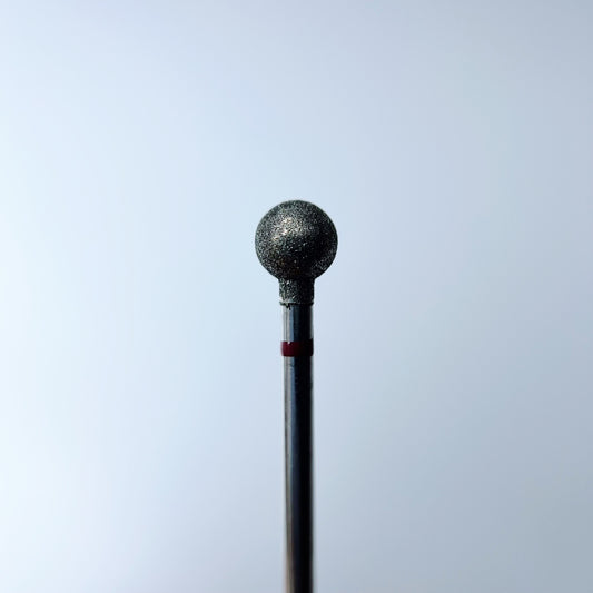 Diamond nail drill bit, “Ball”, 6.0 mm, Red