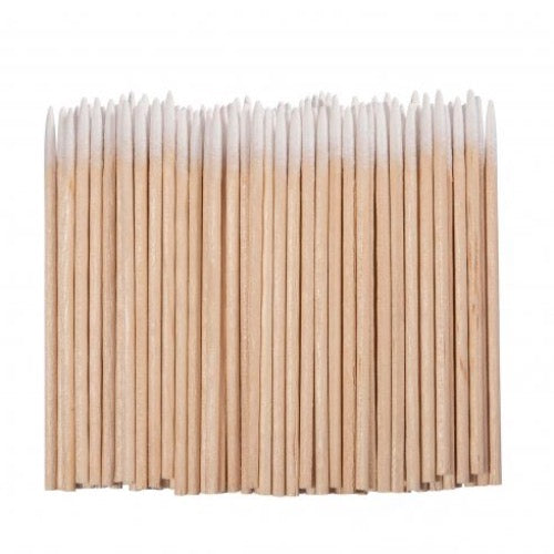 Wooden Sticks with Cotton Tips 100 pcs.