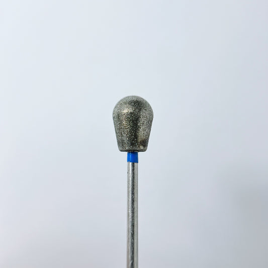 Diamantový vrták na nehty pro pedikúru, "Hruška“, 7.3*12 mm, Červená